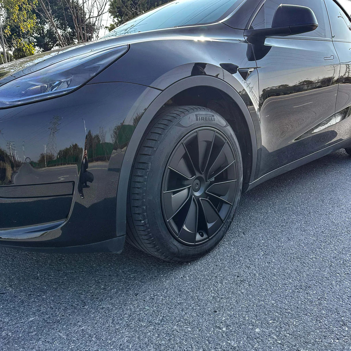 Yeslak 19 Zoll Gemini Radkappen Abdeckungen | Matt | Glossy – Tesla Model Y bei EV Motion Shop