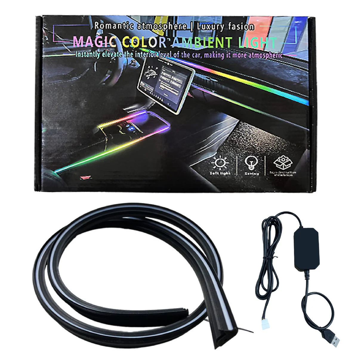 Yeslak RGB LED Ambiente Beleuchtung – Tesla Model 3 / Y bei EV Motion Shop