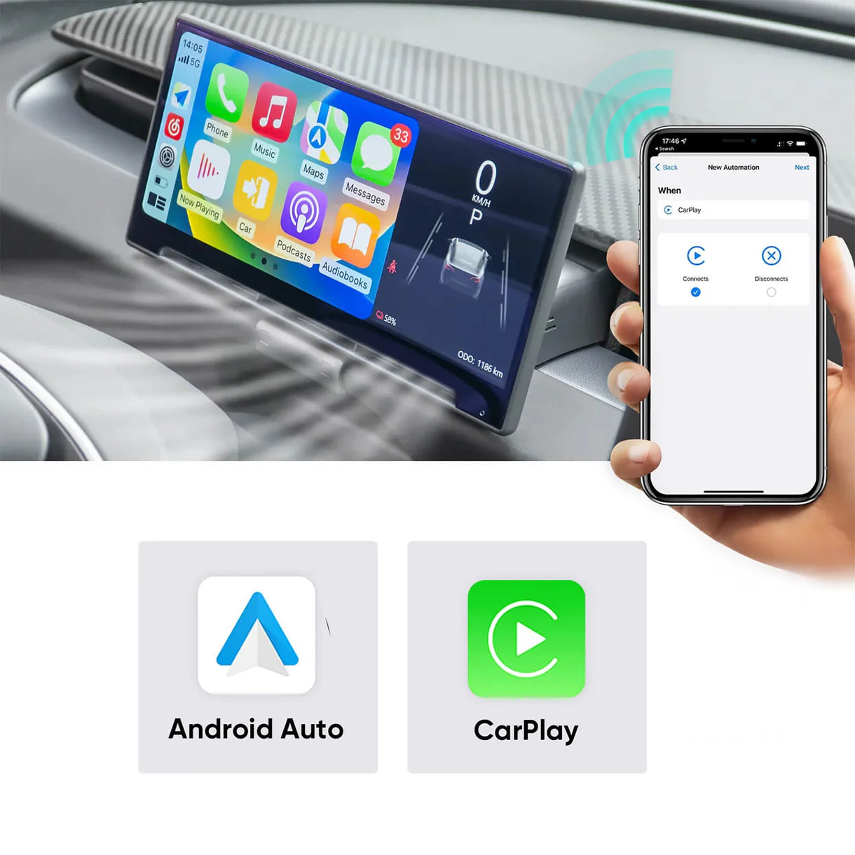 Yeslak 8.9" Zoll Dashboard Display – Tesla Model 3 Highland / Model Y Juniper bei EV Motion Shop