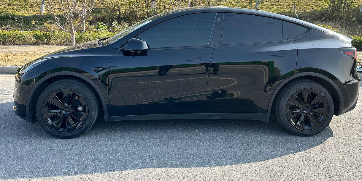 Yeslak 19 Zoll Gemini Radkappen Abdeckungen | Matt | Glossy – Tesla Model Y bei EV Motion Shop