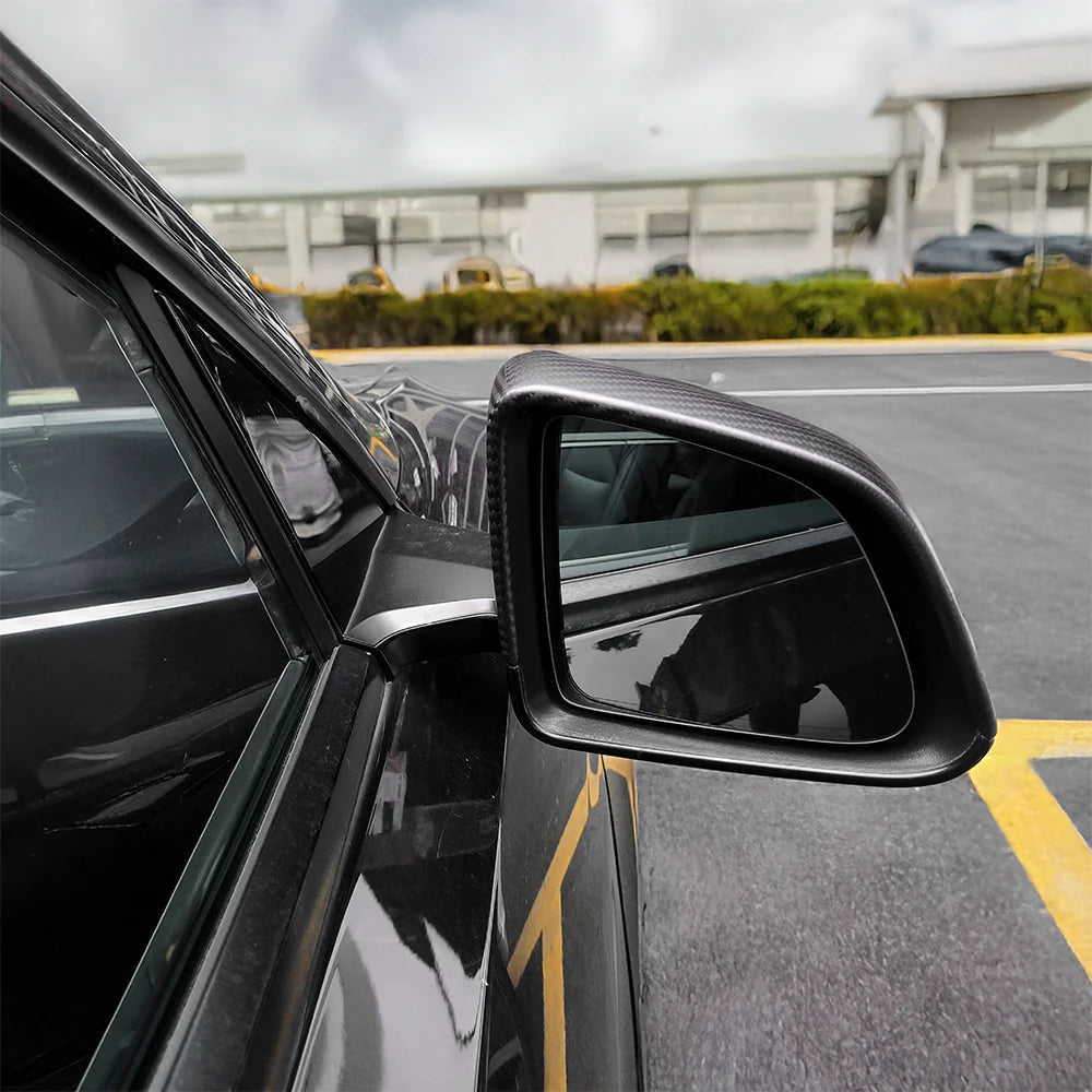 Yeslak Carbon Spiegelkappen | Glossy | Matt – Tesla Model Y / Juniper bei EV Motion Shop