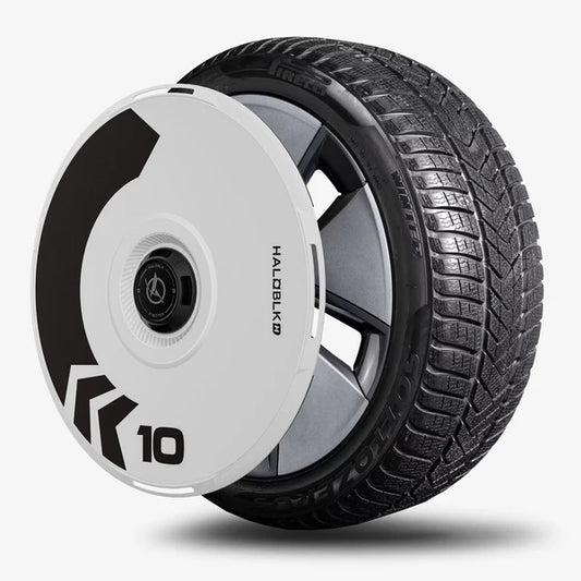 Haloblk Wheel Caps (Set of 4) HaloDisc2 Aero Wheel Cover – Arrow – Tesla Model S / 3 / X / Y
