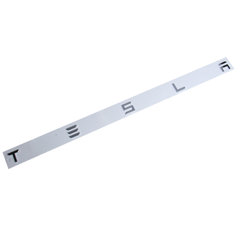 Script Logo Schriftzug für Kofferraumdeckel (Schwarz / Silber / Rot ) für Tesla Model 3 / Y bei EV Motion Shop