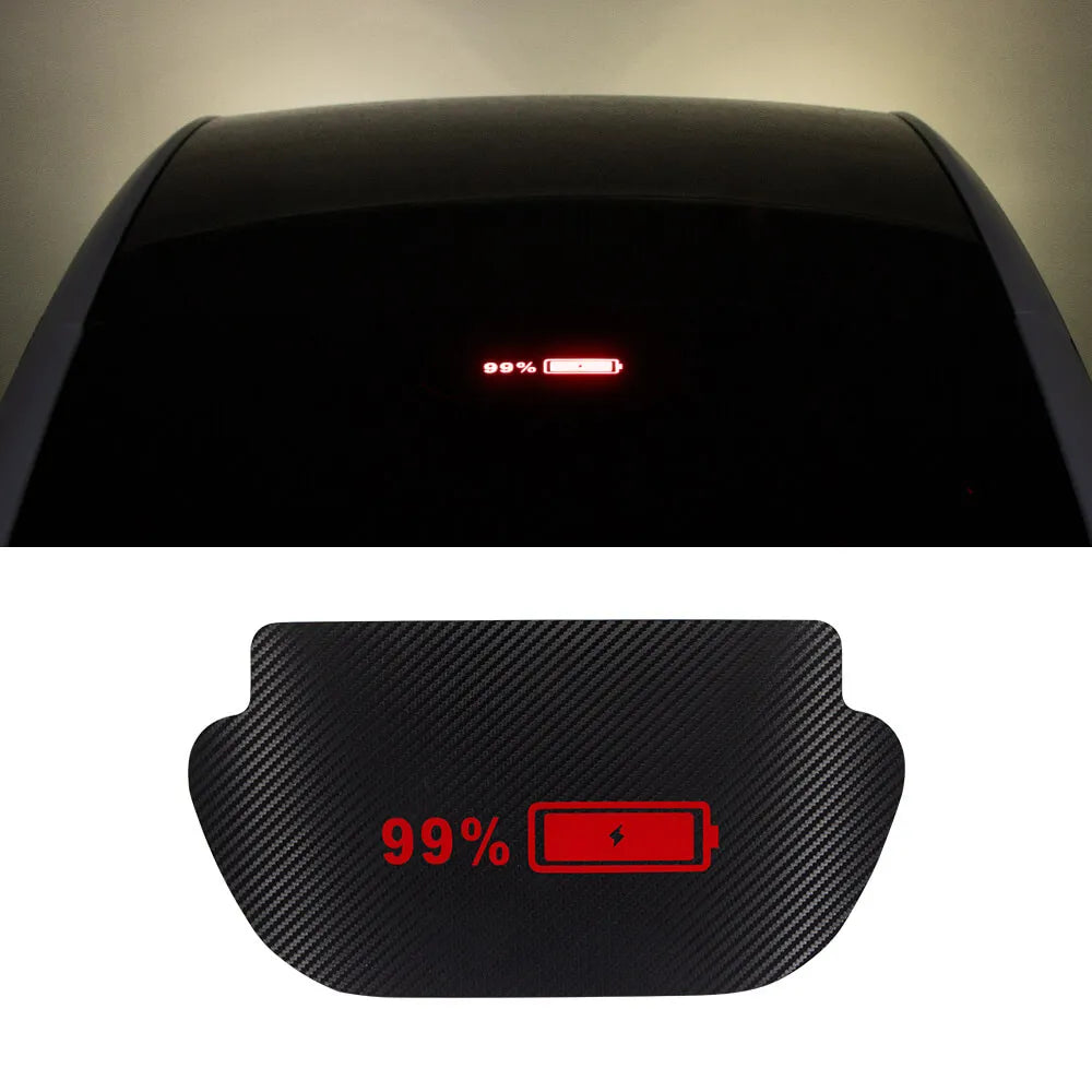 Tes Studio Hochmontierte Lampenverzierung – Tesla Model 3 / Y / Highland / Juniper