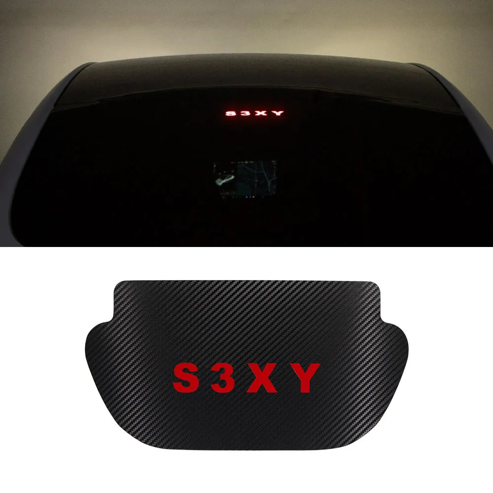 Tes Studio Hochmontierte Lampenverzierung – Tesla Model 3 / Y / Highland / Juniper