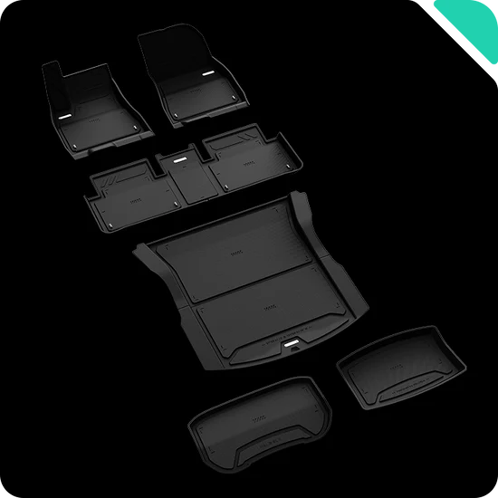 HALOBLK Fußmatten und Kofferraummatten Set für Tesla Model 3 (2024) Highland bei EV Motion Shop