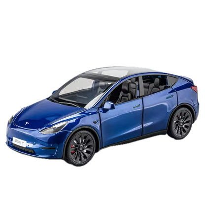 Tesla Model Y Spielzeug Dekoration Modell Auto im 1:24 Maßstab aus Aluminium bei EV Motion Shop