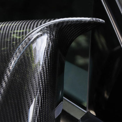 Tlyard Echte Kohlefaser Carbon Rückspiegel Abdeckungen für Model 3 / Y / Highland bei EV Motion Shop EV Motion Shop
