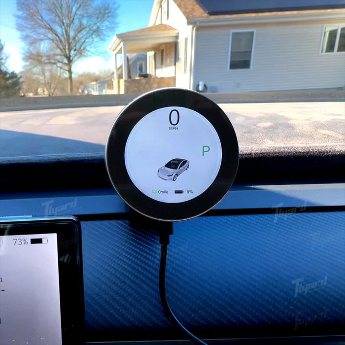 Tlyard Wireless Mini Dashboard mit Magnetischer Handy Ladestation für Tesla Model 3 / Y bei EV Motion Shop