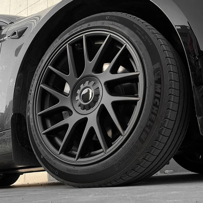 18" Zoll Radkappen (4er Set) im Performance Sport Design für Tesla Model 3 (2024) Highland bei EV Motion