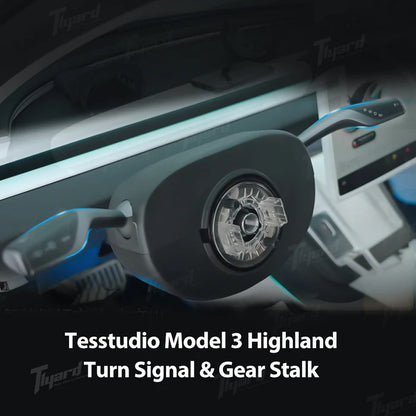Tlyard Physikalische Blinker Wahlhebel für Tesla Model S / X / 3 (2024) Highland bei EV Motion Shop