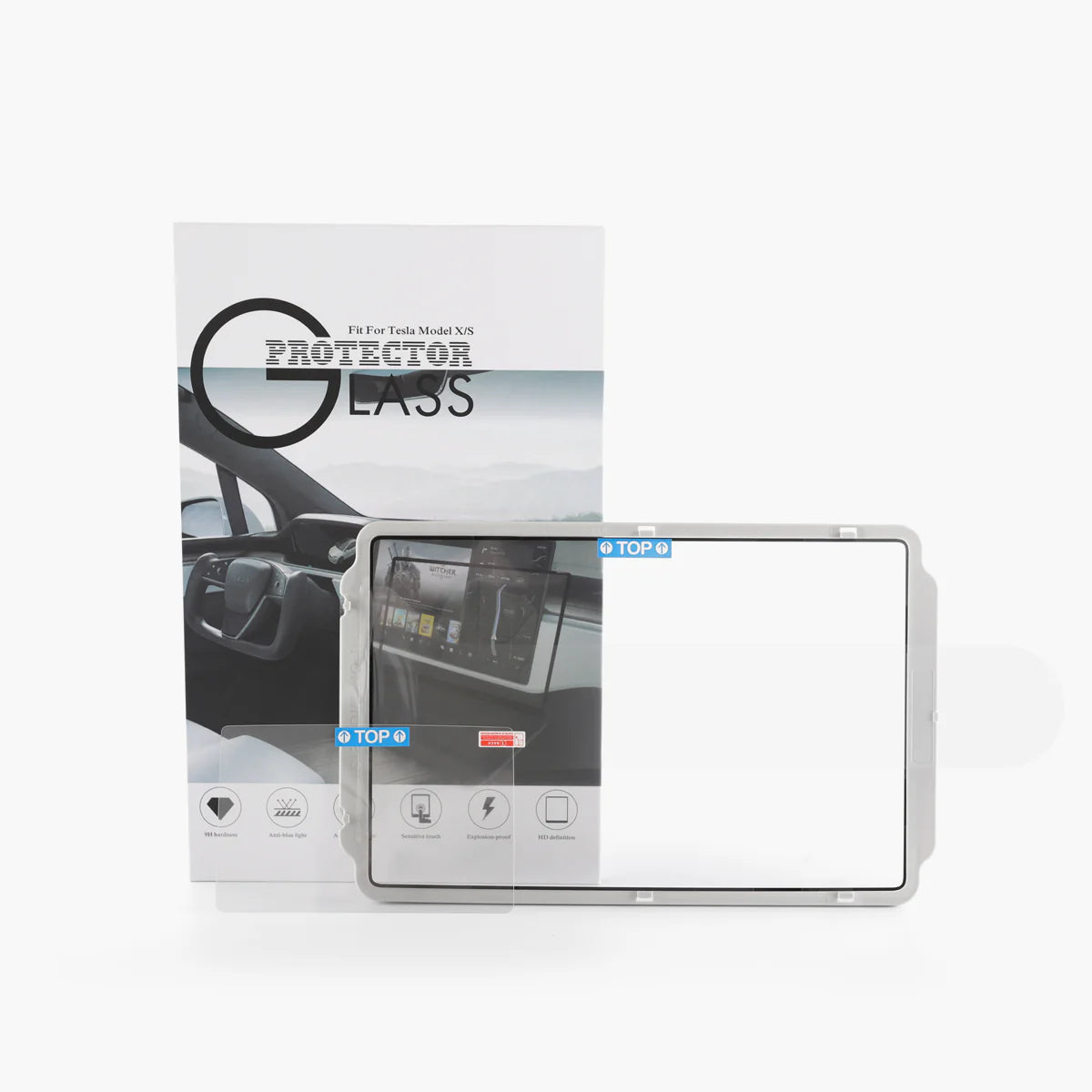 TPARTS Tempered Glass Screen Protector – Tesla Model 3 (2024) Highland