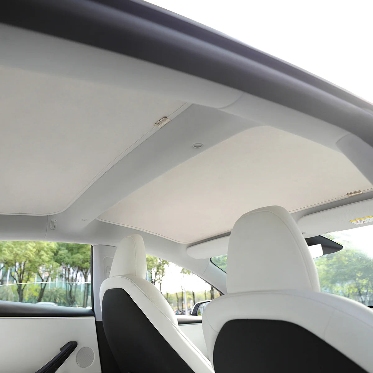 TPARTS Ice Velvet Panorama Glasdach Sonnenschutz – Tesla Model 3 Highland bei EV Motion Shop