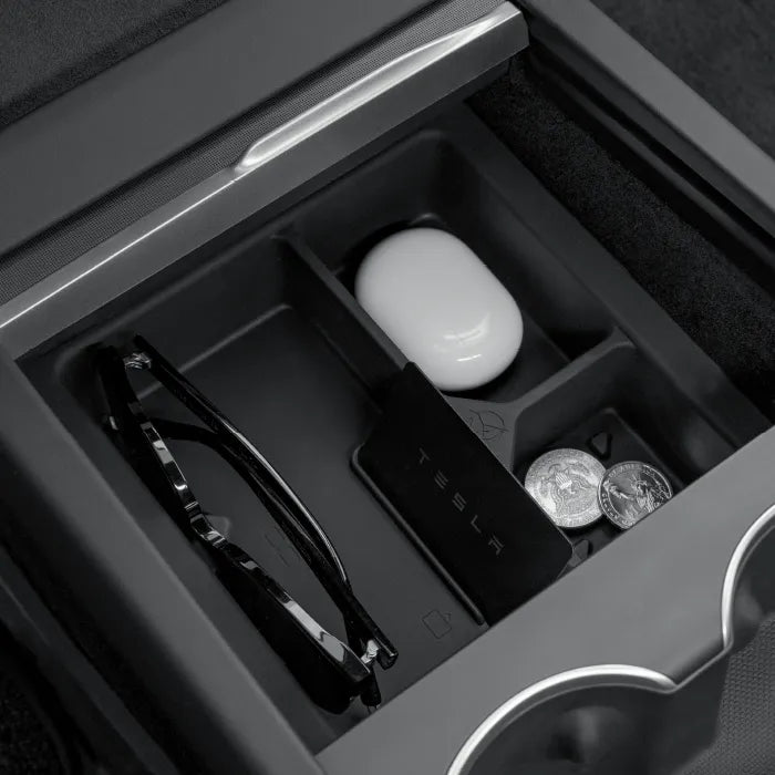 HALOBLK Mittelkonsolen Organizer Set für Tesla Model 3 (2024) Highland bei EV Motion Shop