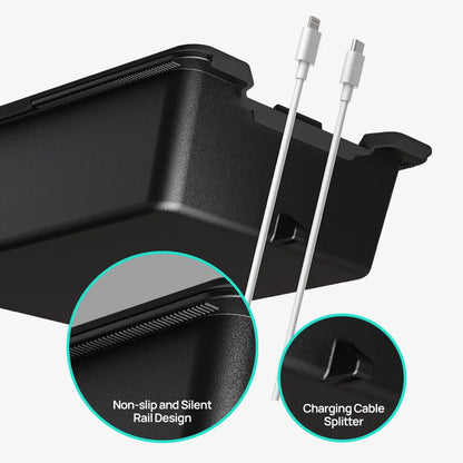 HALOBLK Mittelkonsolen Organizer Box für Tesla Model 3 / Y / Highland bei EV Motion Shop