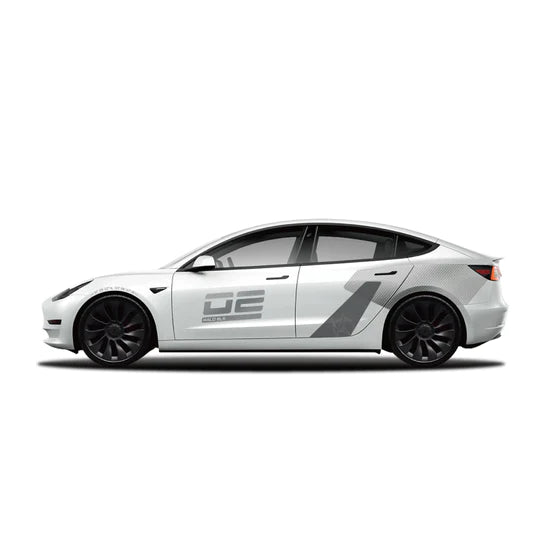 HALOBLK Custom Livery Sticker Aufkleber für Tesla Model 3 / Y bei EV Motion Shop
