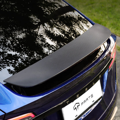 TPARTS Echt Carbon Performance Spoiler für Tesla Model X bei EV Motion Shop