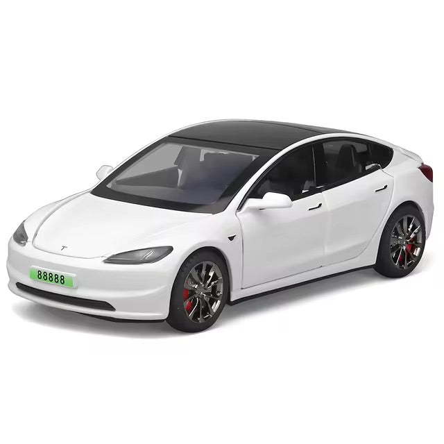 Tesla Model 3 (2024) Highland Spielzeug Dekoration Modell Auto im 1:31 Maßstab aus Aluminium bei EV Motion Shop