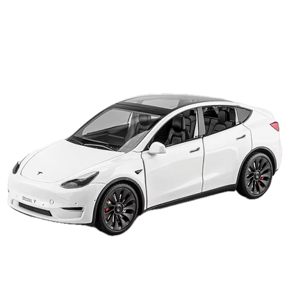 Tesla Model Y Spielzeug Dekoration Modell Auto im 1:24 Maßstab aus Aluminium bei EV Motion Shop