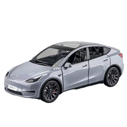 Tesla Model Y Spielzeug Dekoration Modell Auto im 1:24 Maßstab aus Aluminium bei EV Motion Shop