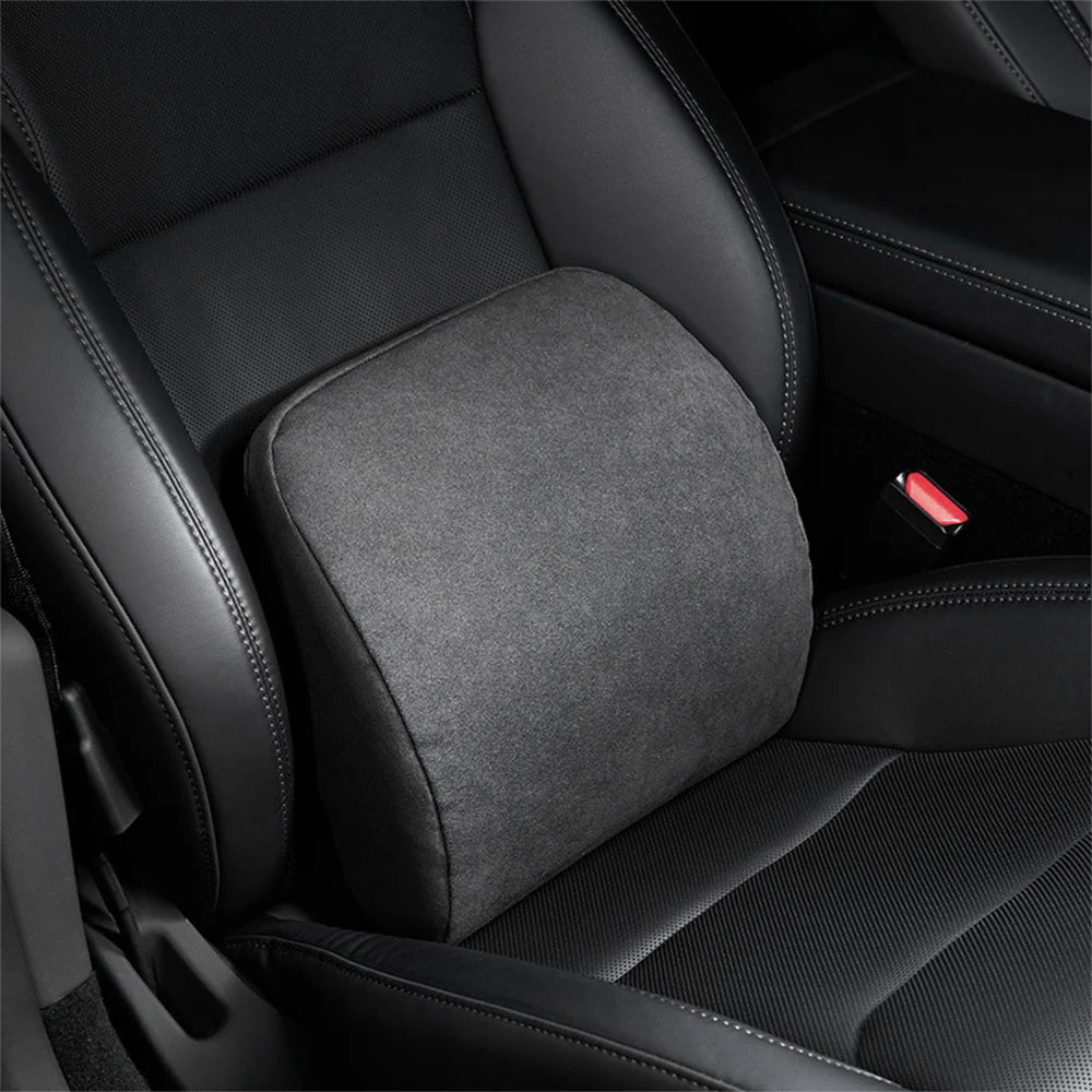 Yeslak Alcantara Kopfstützen & Lendenwirbelstützen Kissen – Tesla Model 3 / Y / X / S / Cybertruck bei EV Motion Shop