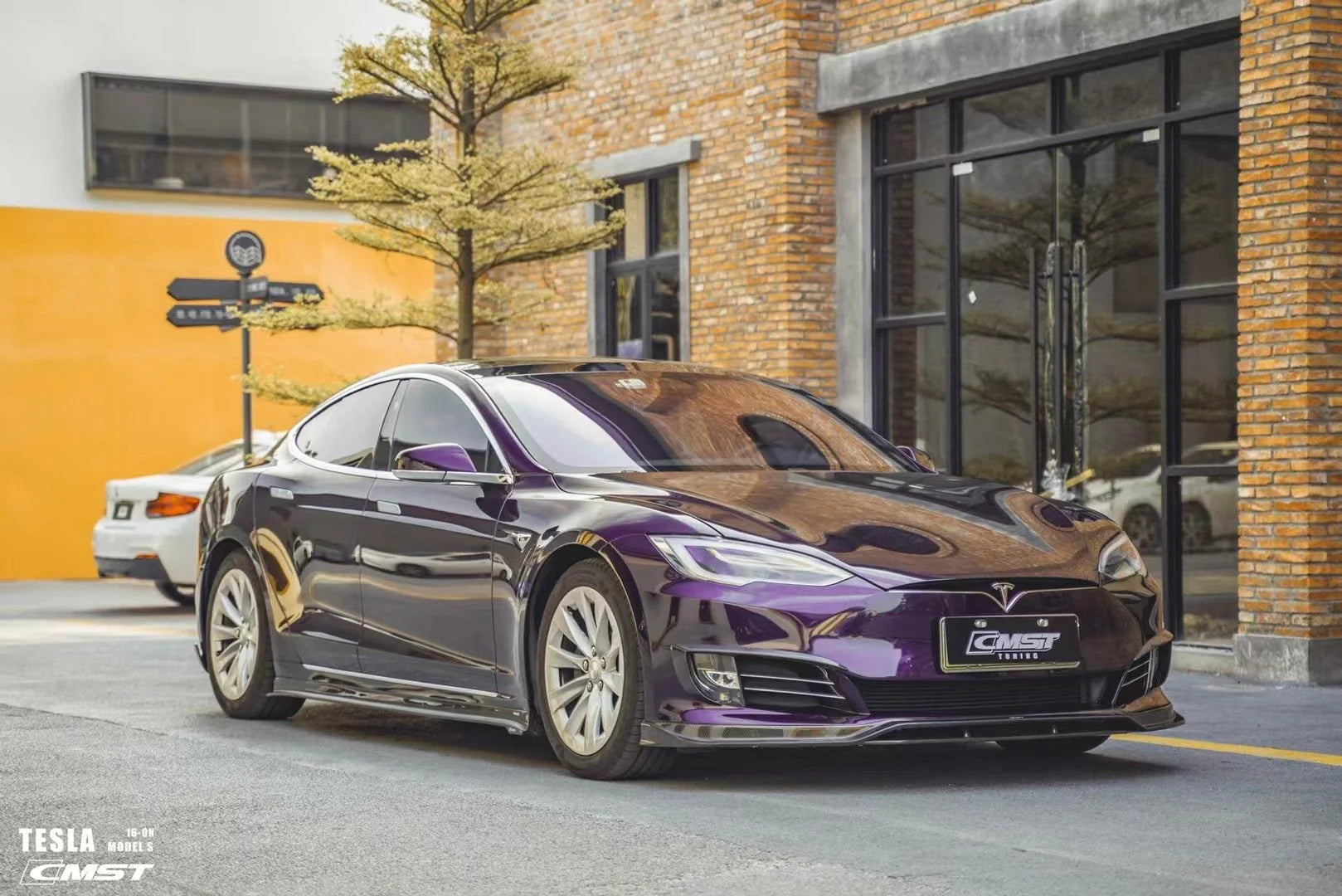 CMST Carbon Stoßfänger Verkleidung für Tesla Model S (2016-2019) bei EV Motion Shop