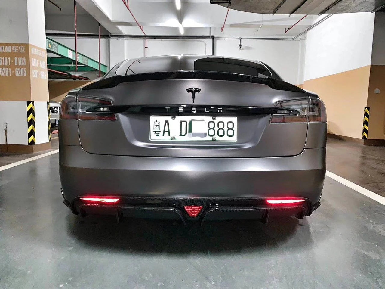 CMST Carbon Heckdiffusor (3 Stück) für Tesla Model S (2016-2019) bei EV Motion Shop