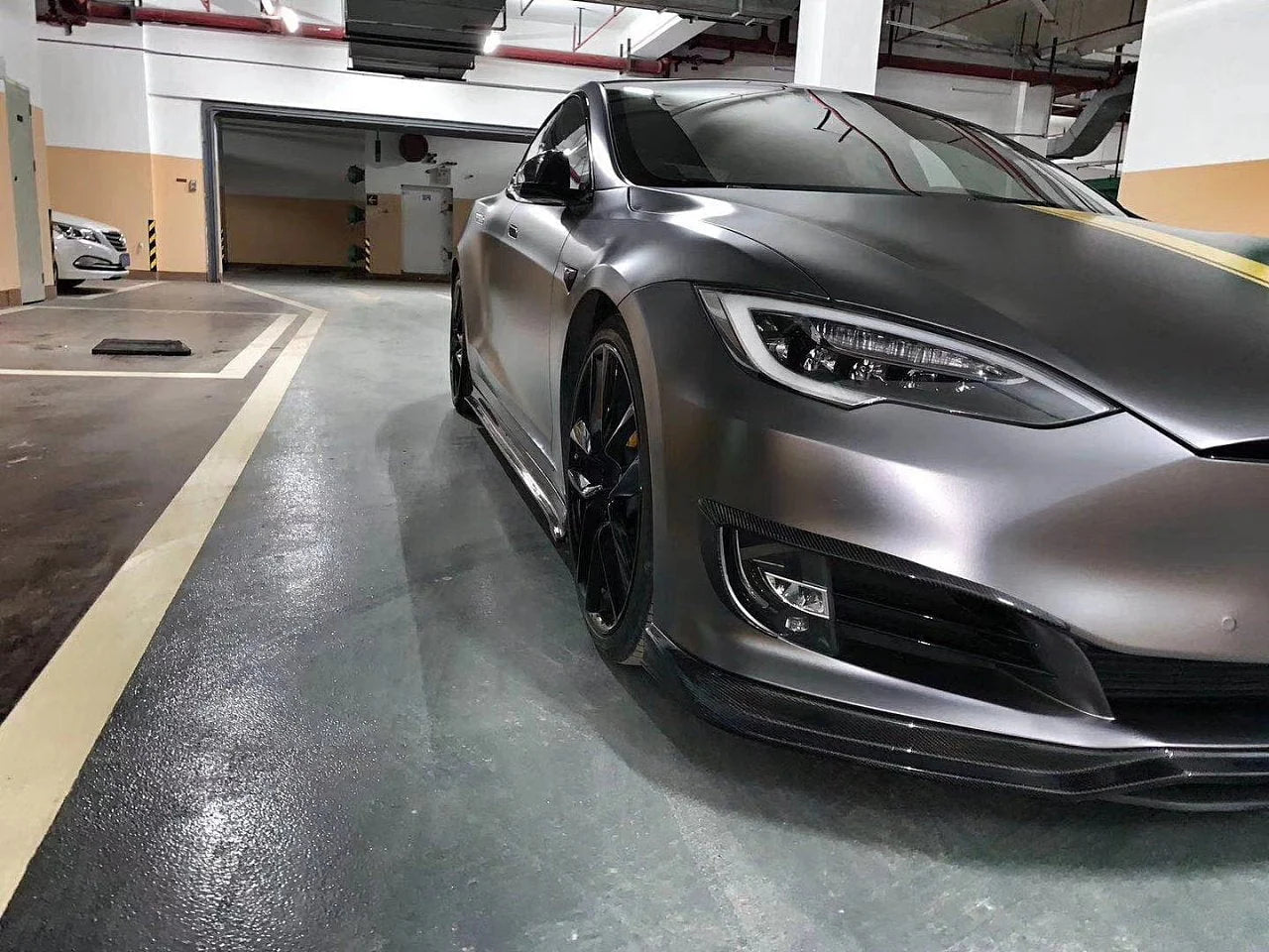 CMST Carbon Stoßfänger Verkleidung für Tesla Model S (2016-2019) bei EV Motion Shop