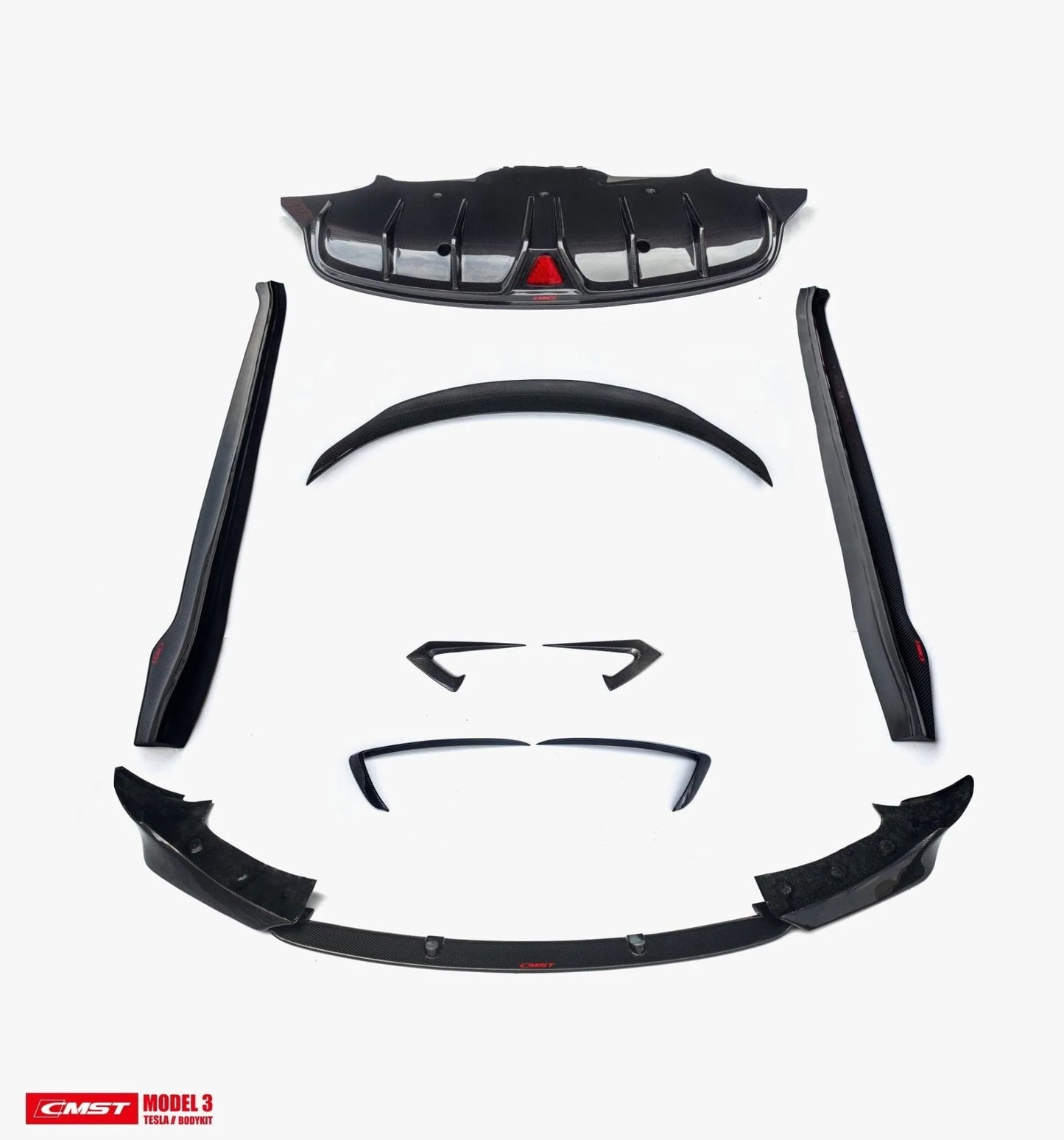 CMST Carbon Kohlefaser Full Body Kit (Style A) für Tesla Model 3 bei EV Motion Shop