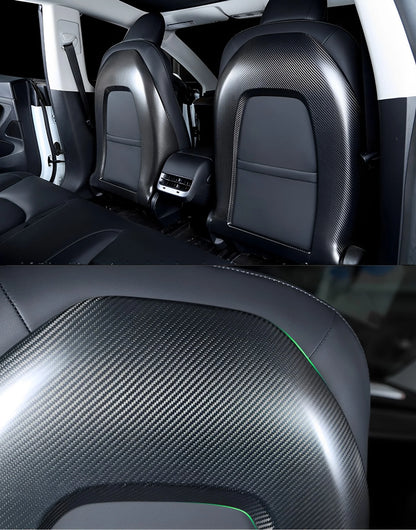 Yeslak Premium Carbon Sitzrücken Cover bei EV Motion Shop
