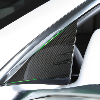 Yeslak Carbon A-Säulen Cover – Tesla Model 3 / Y / Highland / Juniper bei EV Motion Shop