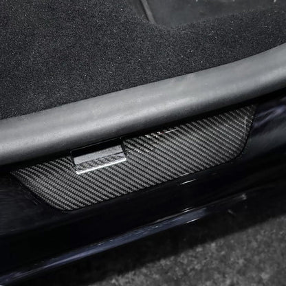 Yeslak Carbon Türschwellen Abdeckungen – Tesla Model 3 / Y / Highland / Juniper bei EV Motion Shop