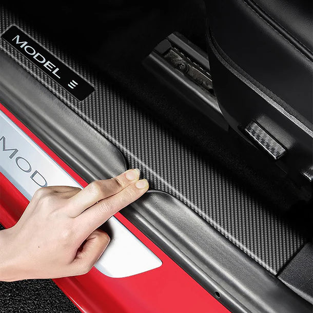 Yeslak Carbon Türschweller Schutz – Tesla Model 3 / Y (Pre-Facelift) bei EV Motion Shop