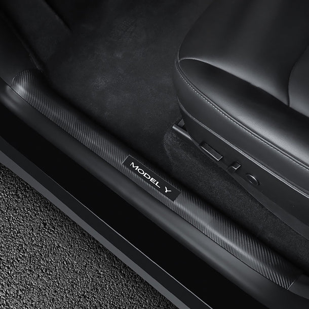 Yeslak Carbon Türschweller Schutz – Tesla Model 3 / Y (Pre-Facelift) bei EV Motion Shop