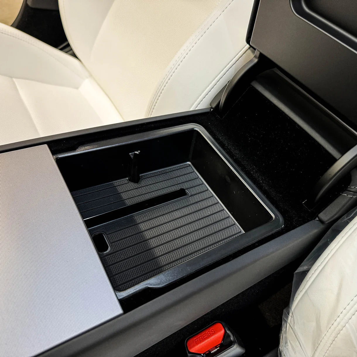 Yeslak Armlehnen Organizer Ablagebox Set – Tesla Model Y Standard bei EV Motion Shop