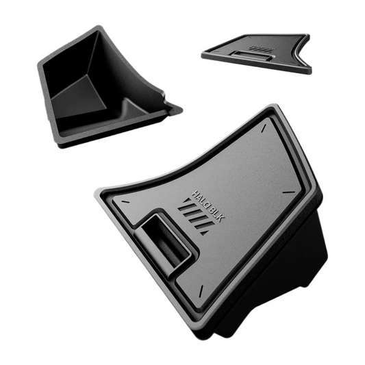 HALOBLK Trunk Storage Compartments with Lid (Set of 2) for Tesla Model Y / Model 3 (2024) Highland