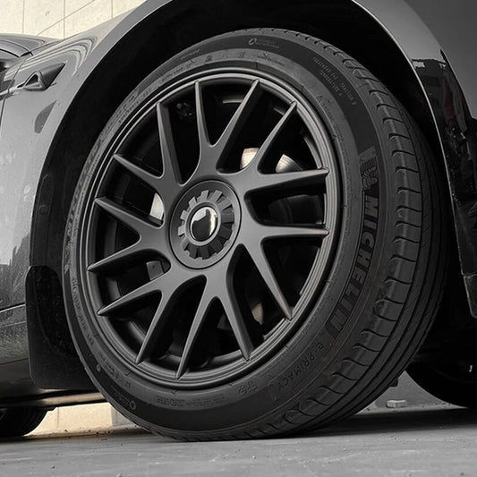EV Motion 18" Zoll Radkappen (4er Set) im Performance Sport Design für Tesla Model 3 (2024) Highland