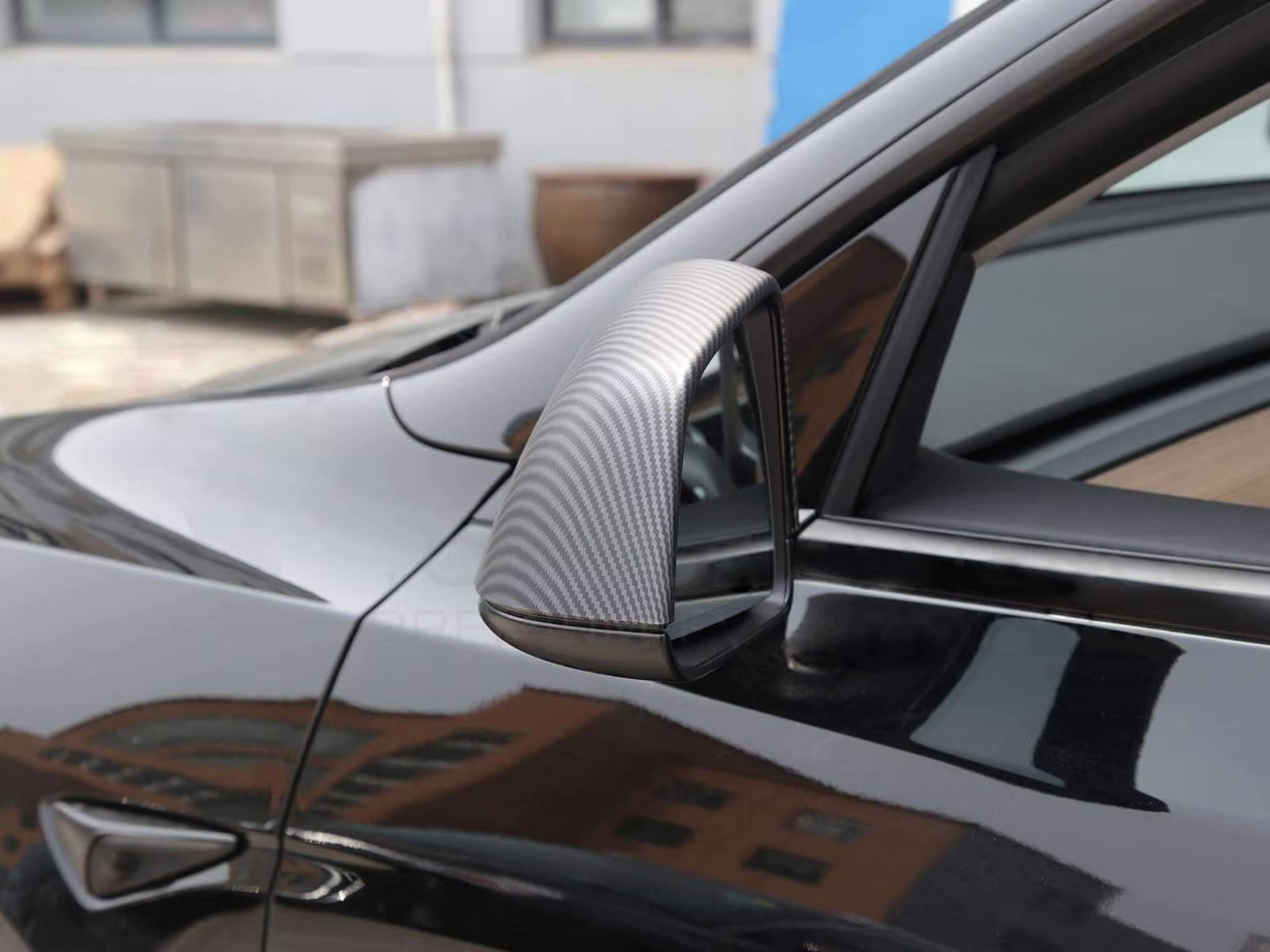 EV Motion ABS Aussenspiegel Cover – Tesla Model 3 / Y Highland bei EV Motion Shop