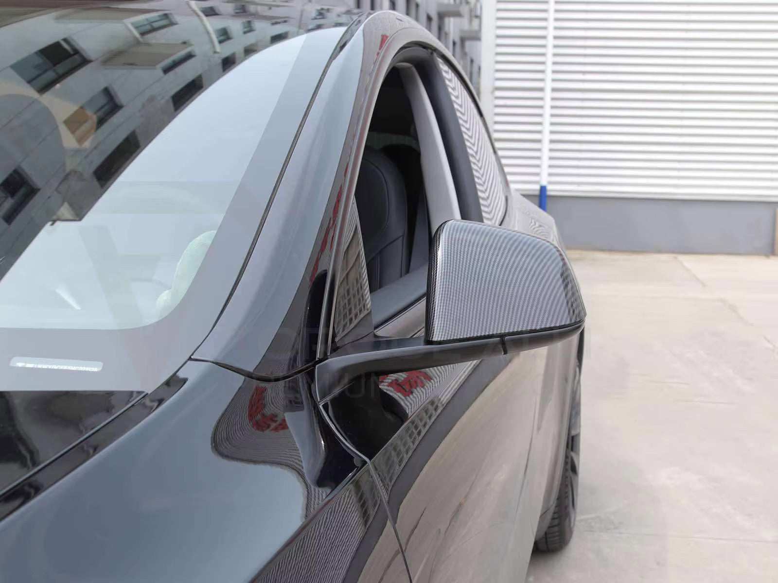 EV Motion ABS Aussenspiegel Cover – Tesla Model 3 / Y Highland bei EV Motion Shop