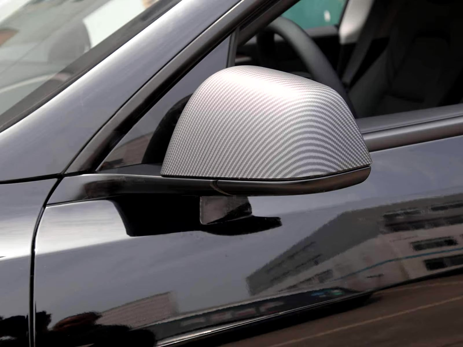 EV Motion ABS Aussenspiegel Cover – Tesla Model 3 / Y Highland bei EV Motion Shop