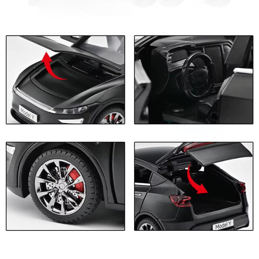 EV Motion Aluminium Tesla Model Y Juniper Spielzeug 1:32 Modell Auto