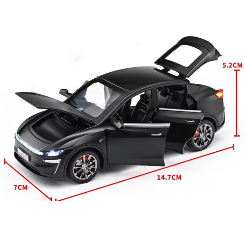 EV Motion Aluminium Tesla Model Y Juniper Spielzeug 1:32 Modell Auto