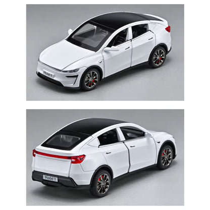 EV Motion Aluminium Tesla Model Y Juniper Spielzeug 1:32 Modell Auto