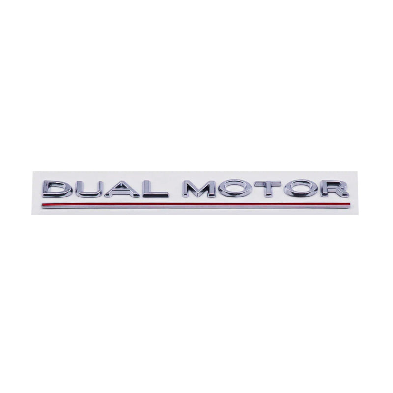 EV Motion Dual Motor Script Logo Schriftzug für Tesla Model 3 / Y / Highland