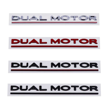 EV Motion Dual Motor Script Logo Schriftzug für Tesla Model 3 / Y / Highland