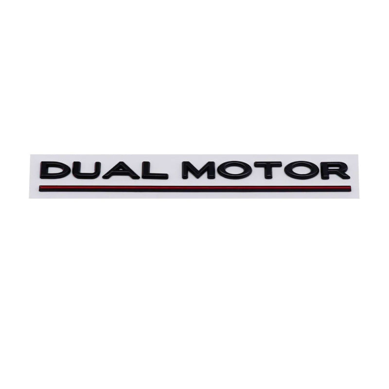 EV Motion Dual Motor Script Logo Schriftzug für Tesla Model 3 / Y / Highland