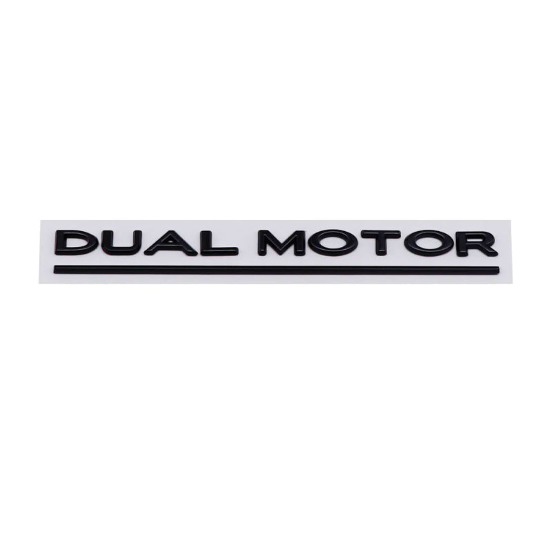 EV Motion Dual Motor Script Logo Schriftzug für Tesla Model 3 / Y / Highland