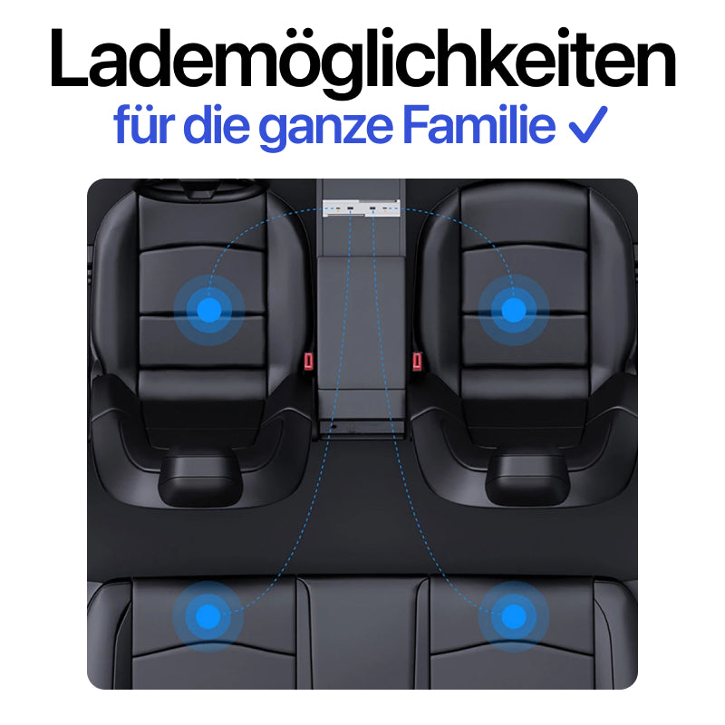 EV Motion Mittelkonsolen 65KW USB Hub für Tesla Model 3 / Y Highland / Juniper bei EV Motion Shop