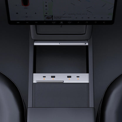 EV Motion Mittelkonsolen 65KW USB Hub für Tesla Model 3 / Y Highland / Juniper bei EV Motion Shop