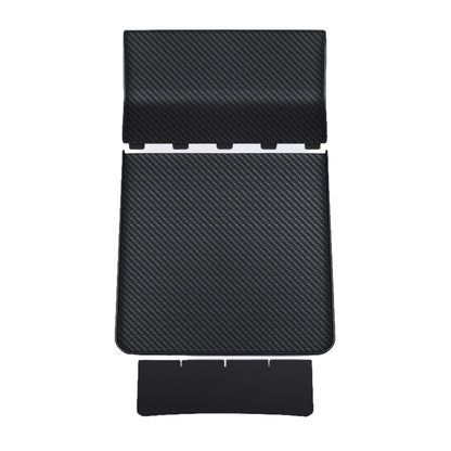 Mittelkonsole Tischplatte im Carbon-Look für Tesla Model 3 / Y bei EV Motion Shop